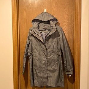 Gray Kirkland Trench Coat Medium